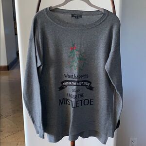 Mistletoe Tunic Christmas Sweater